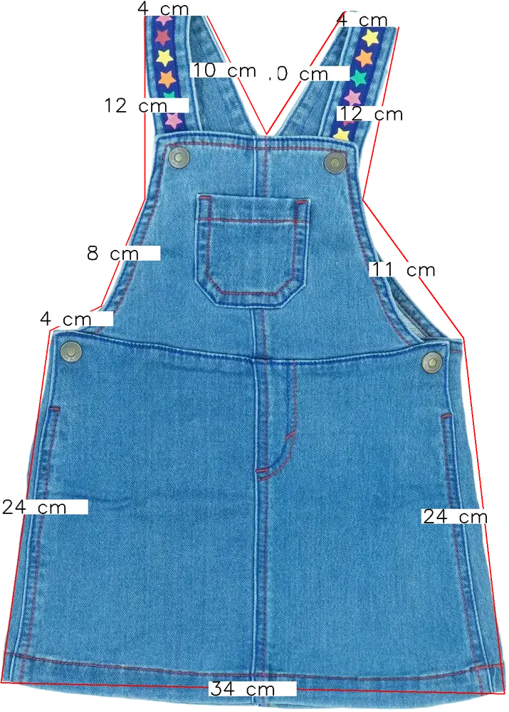 Kék Benetton Kantáros szoknya EU 86 / UK 12-18 hónap / US 18 hónap