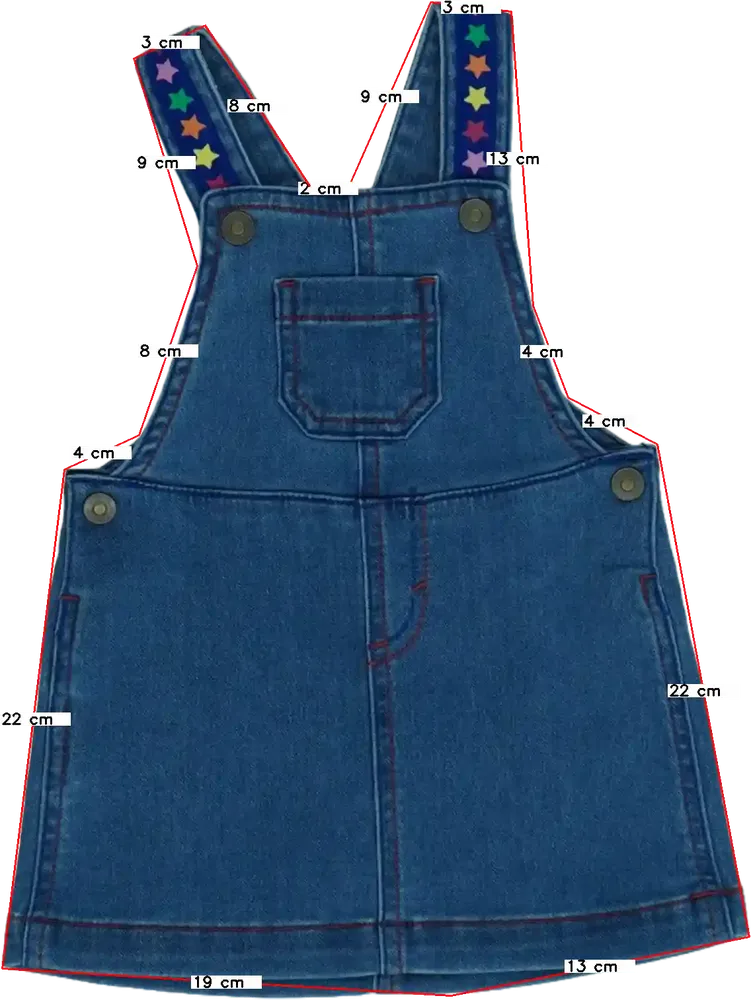 Kék Benetton Kantáros szoknya EU 68 / UK 3-6 hónap / US 3-6 hónap