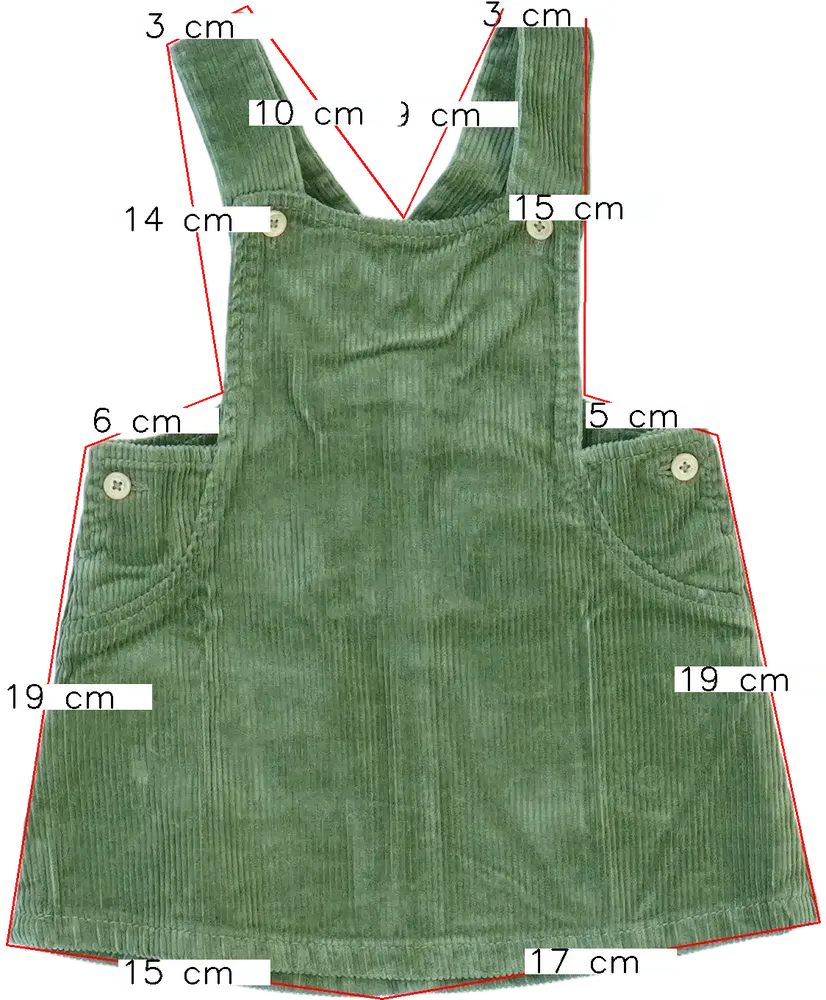 Zöld Benetton Kantáros szoknya EU 68 / UK 3-6 hónap / US 3-6 hónap