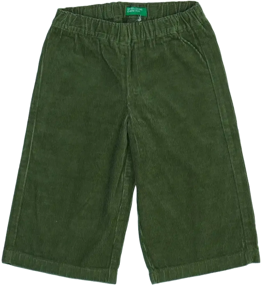 Zöld Benetton Hosszúnadrág EU 98 / UK 3 év / US 3T