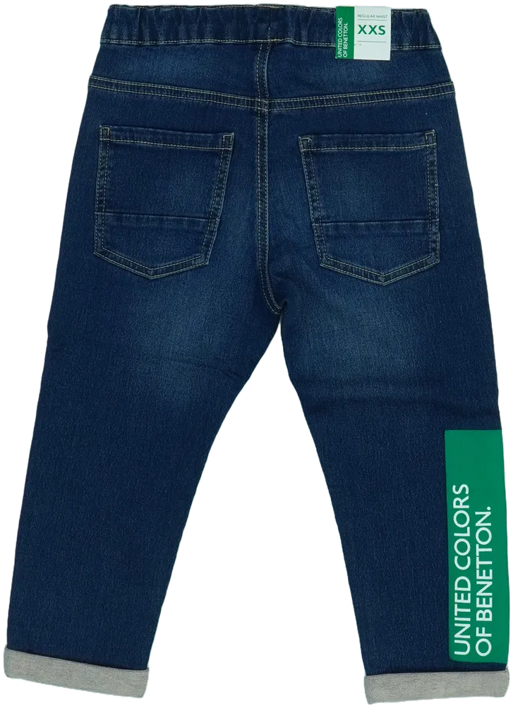 Kék Benetton Farmernadrág EU 104 / UK 4 év / US 4T/XS