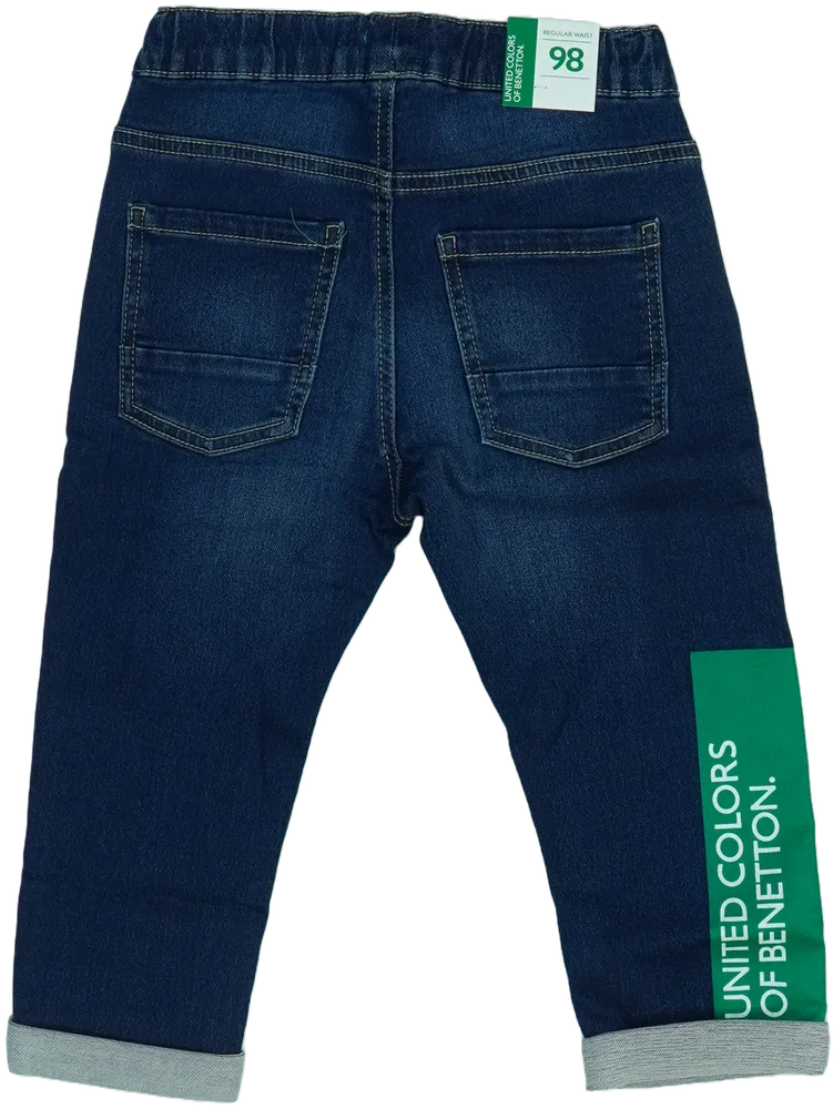 Kék Benetton Farmernadrág EU 98 / UK 3 év / US 3T