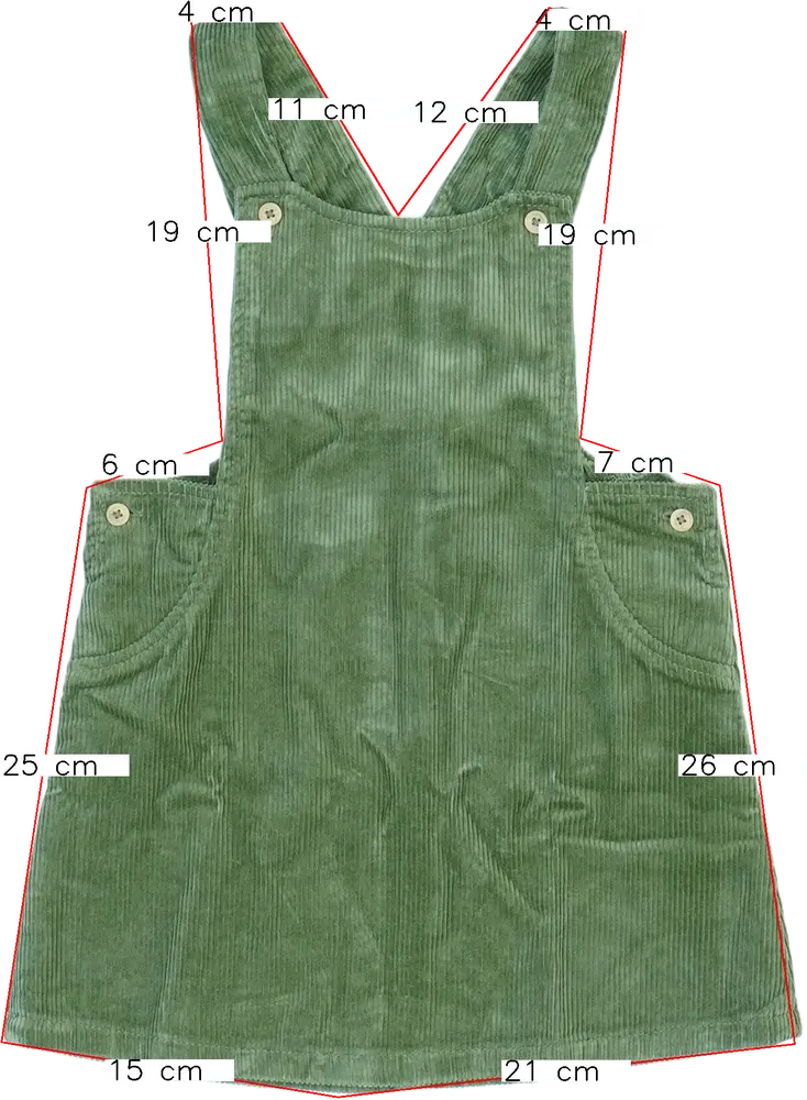 Zöld Benetton Kantáros szoknya EU 80 / UK 9-12 hónap / US 12 hónap