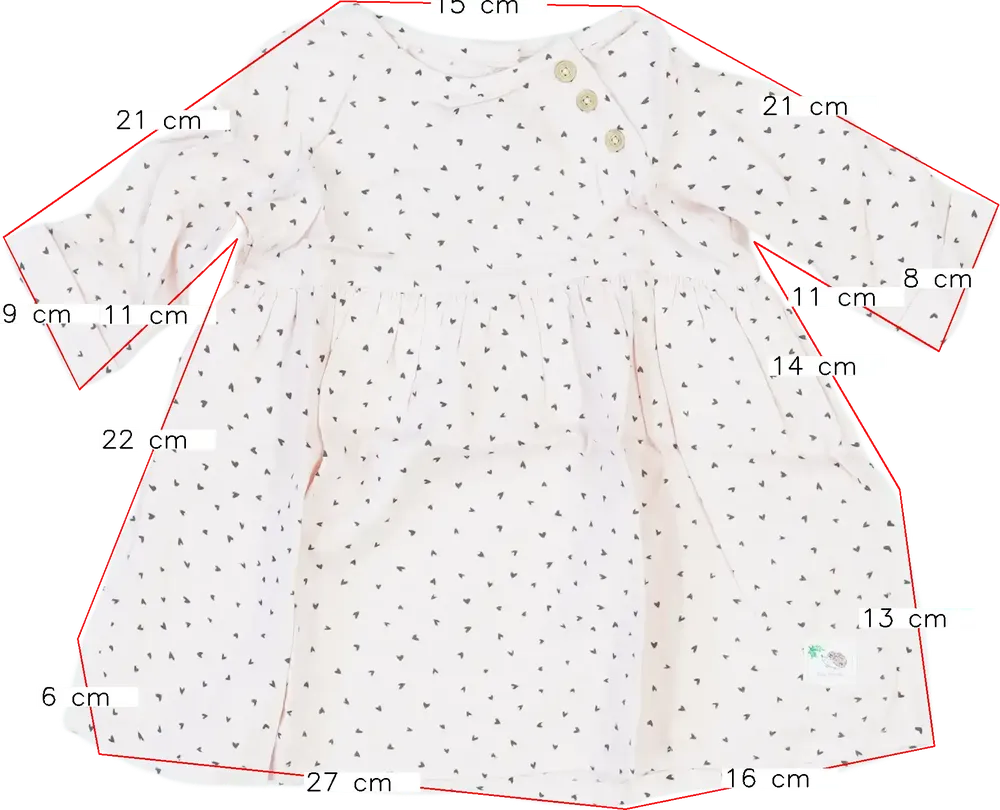 Rózsaszín Benetton Ruha EU 68 / UK 3-6 hónap / US 3-6 hónap