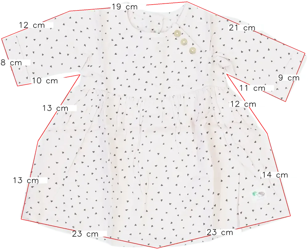 Rózsaszín Benetton Ruha EU 62 / UK 0-3 hónap / US 0-3 hónap