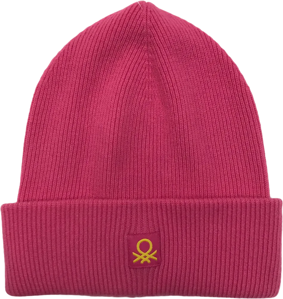 Rózsaszín Benetton Sapka EU 164 / UK 14 év / US 14 év/XL