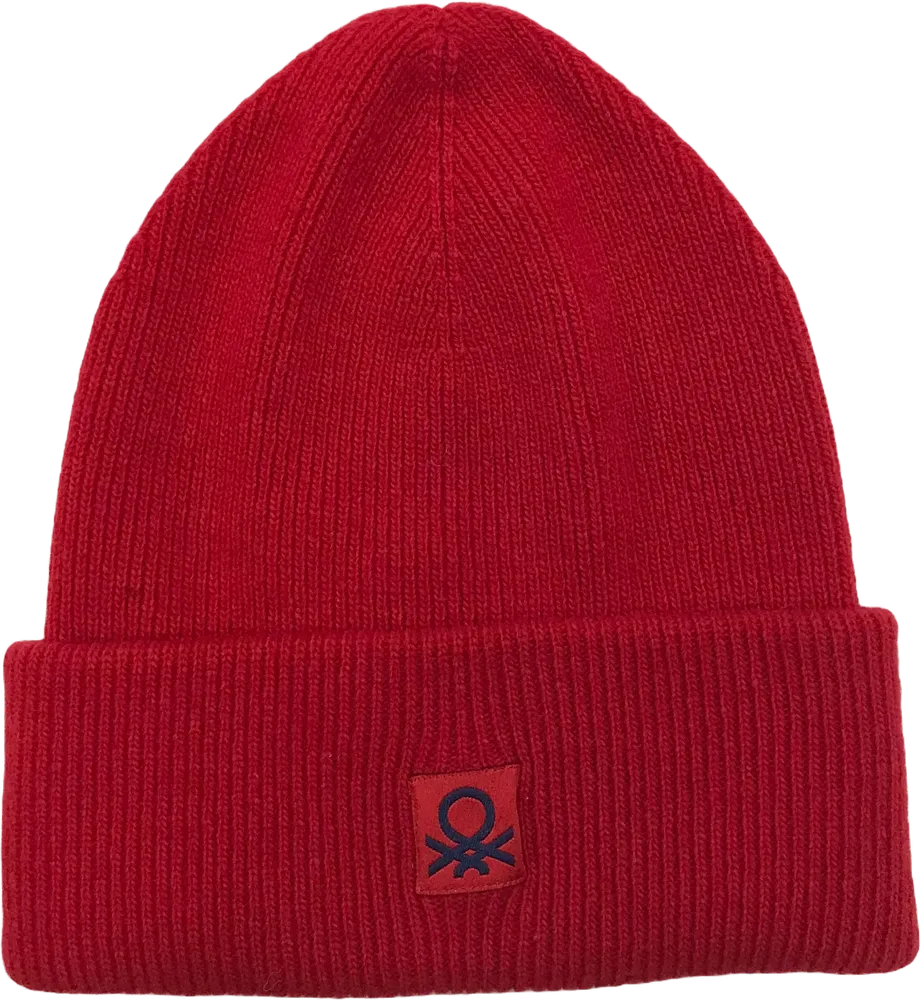 Piros Benetton Sapka EU 128 / UK 8 év / US 8 év/M