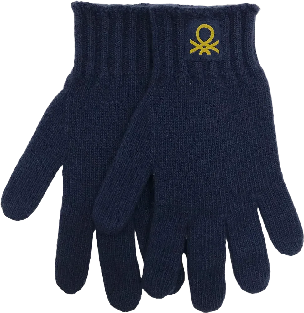 Kék Benetton Kesztyű (5-ujjas) EU 128 / UK 8 év / US 8 év/M