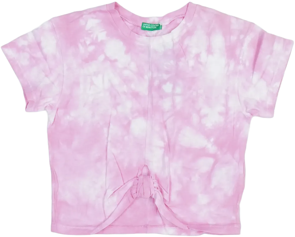 Rózsaszín Benetton Póló EU 128 / UK 8 év / US 8 év/M