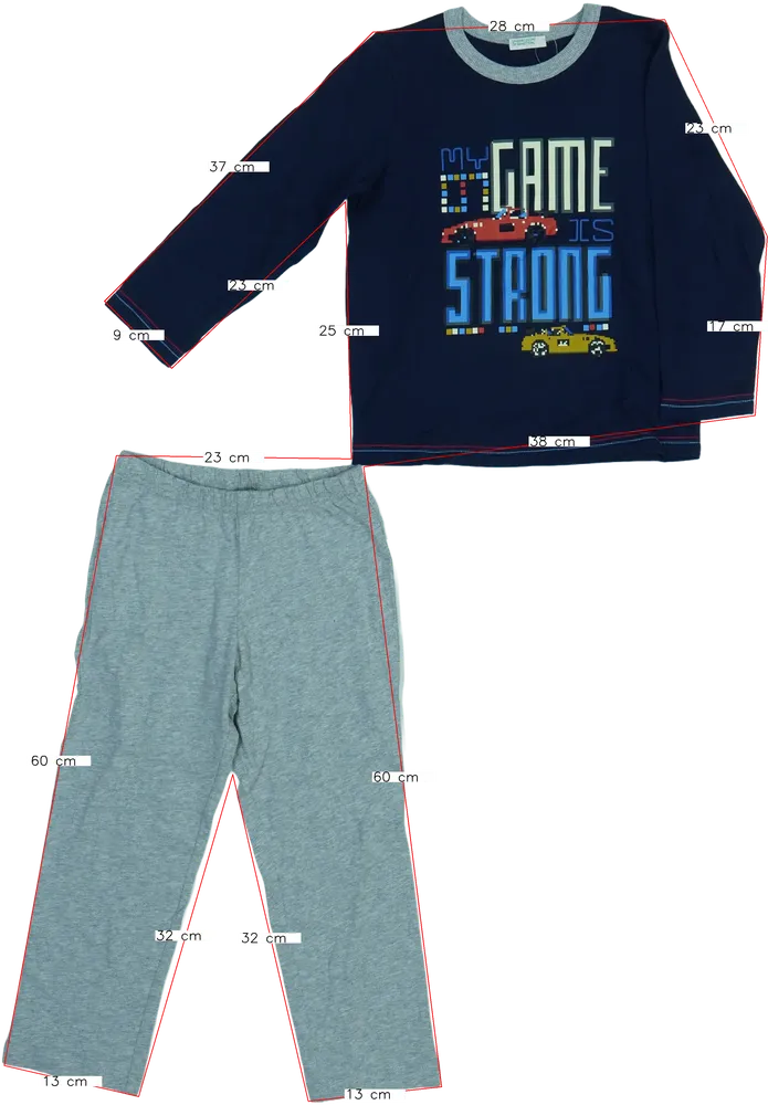 Kék Benetton Pizsama EU 104 / UK 4 év / US 4T/XS