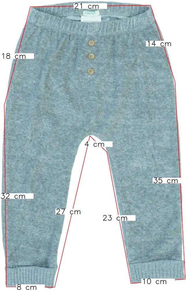 Szürke Benetton Baby nadrág EU 86 / UK 12-18 hónap / US 18 hónap