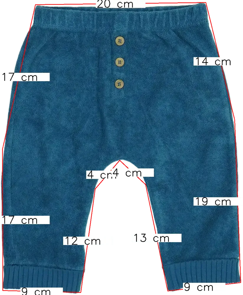 Zöld Benetton Baby nadrág EU 68 / UK 3-6 hónap / US 3-6 hónap