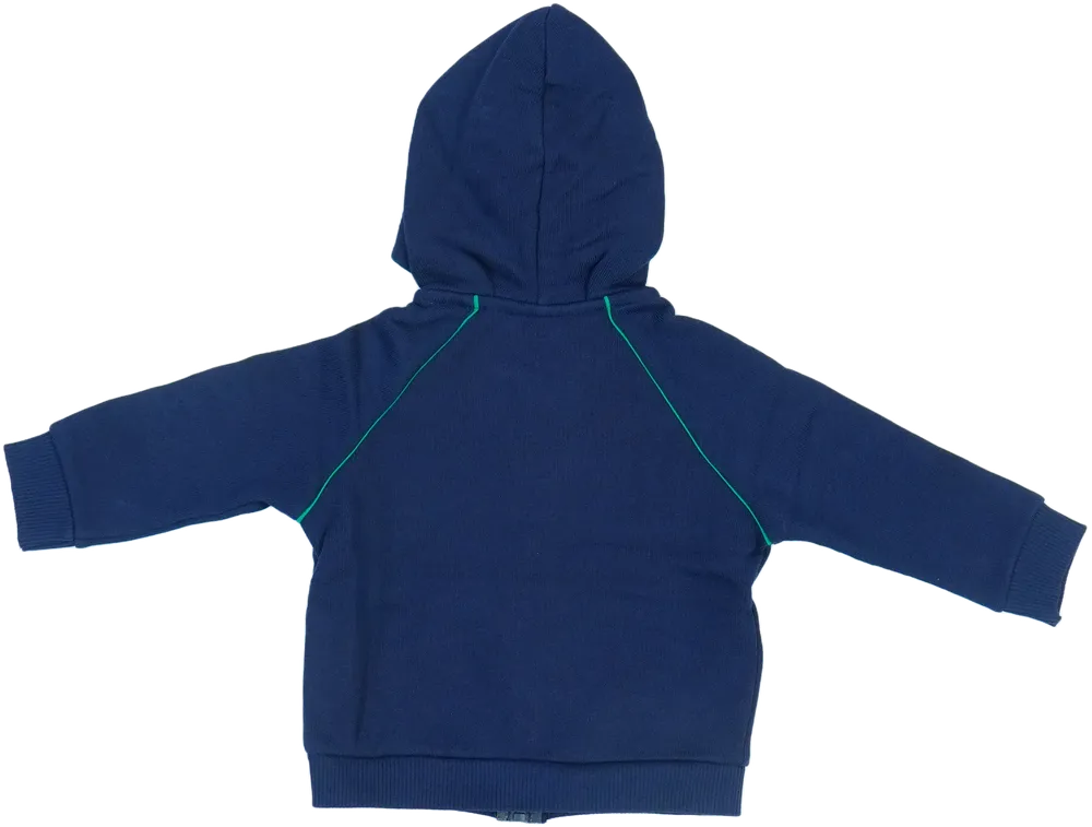 Kék Benetton Kapucnis pulóver EU 68 / UK 3-6 hónap / US 3-6 hónap