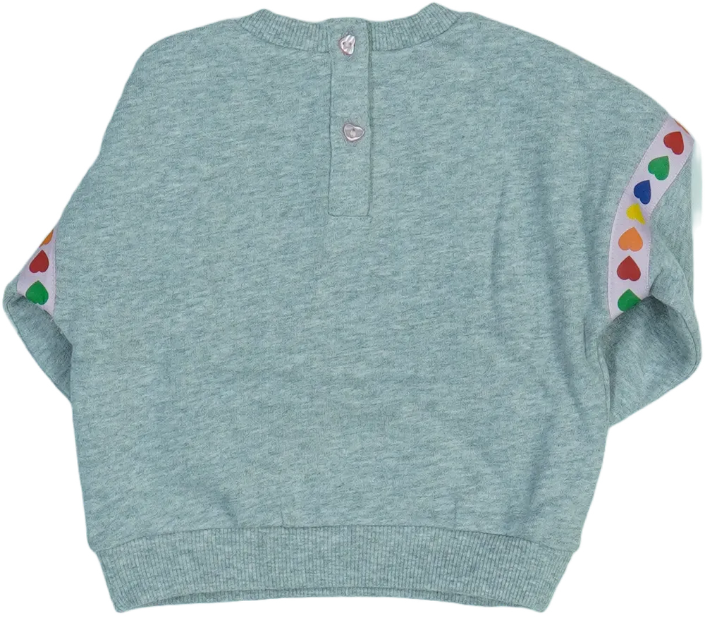 Szürke Benetton Pulóver EU 68 / UK 3-6 hónap / US 3-6 hónap