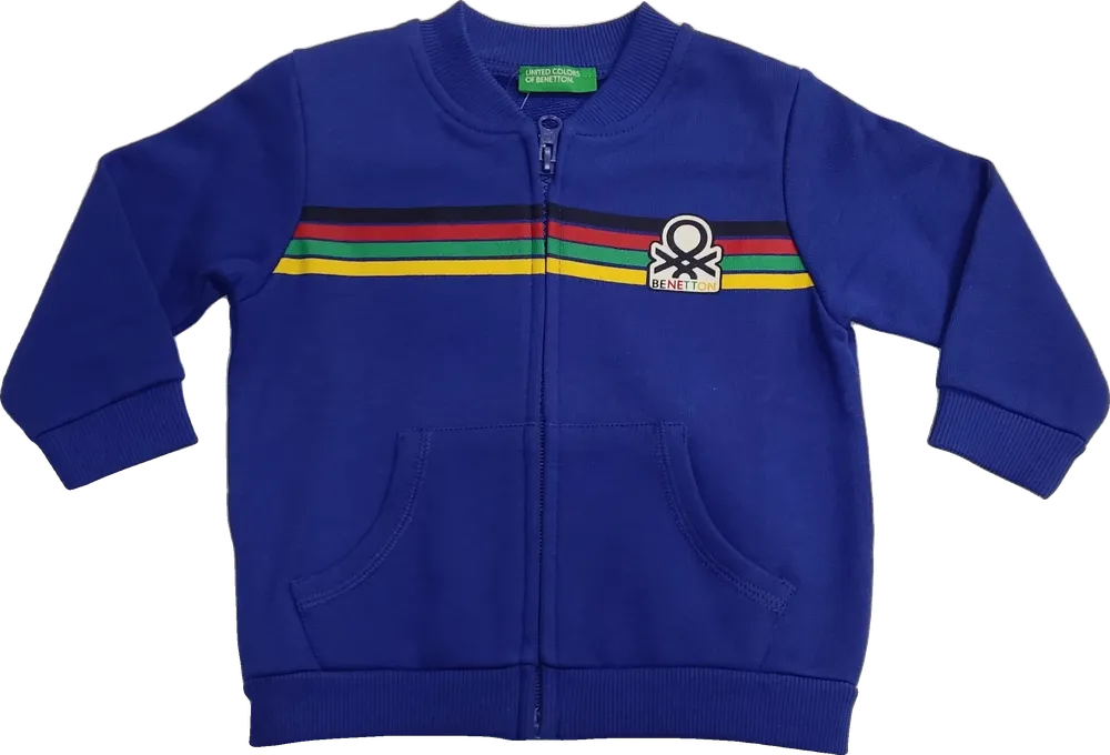 Kék Benetton Pulóver EU 62 / UK 0-3 hónap / US 0-3 hónap