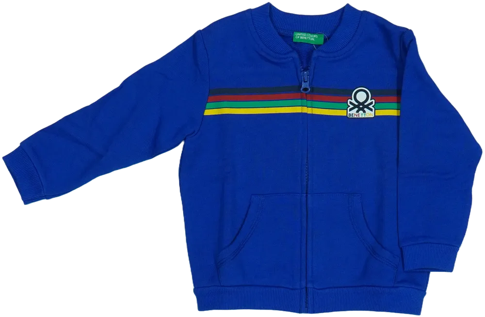 Kék Benetton Pulóver EU 92 / UK 2 év / US 2T