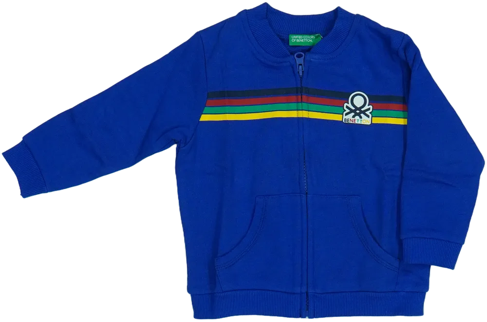 Kék Benetton Pulóver EU 86 / UK 12-18 hónap / US 18 hónap