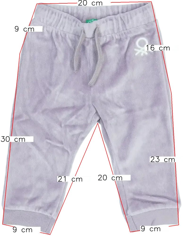 Lila Benetton Melegítőnadrág EU 80 / UK 9-12 hónap / US 12 hónap