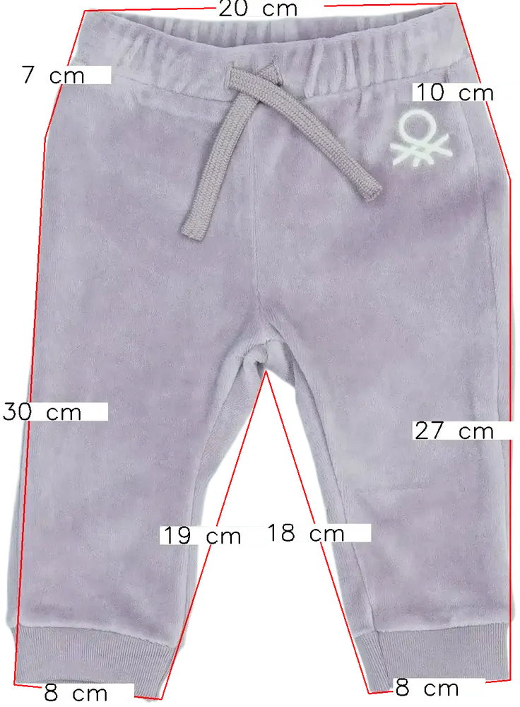 Lila Benetton Melegítőnadrág EU 86 / UK 12-18 hónap / US 18 hónap