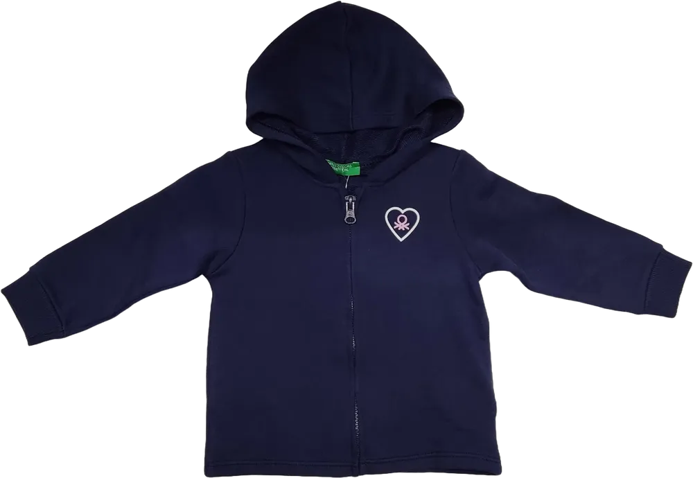 Kék Benetton Kapucnis pulóver EU 80 / UK 9-12 hónap / US 12 hónap