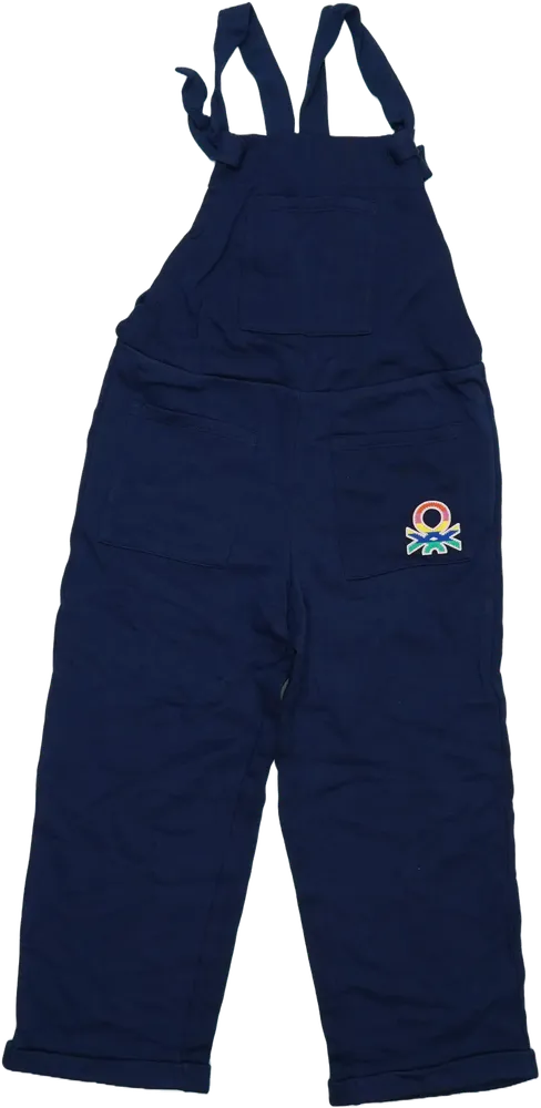 Kék Benetton Kantáros hosszú / rövidnadrág EU 134 / UK 9 év / US 9 év/L