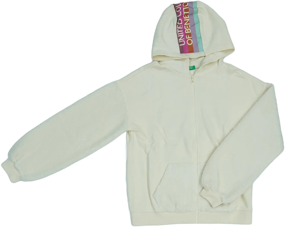 Barna Benetton Kapucnis pulóver EU 164 / UK 14 év / US 14 év/XL