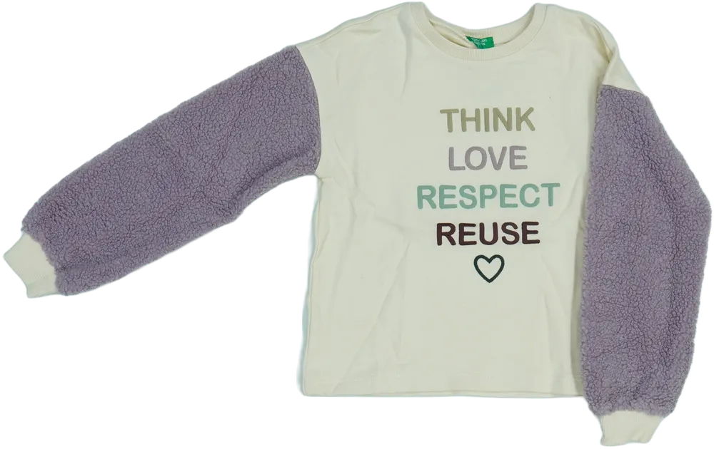 Barna Benetton Pulóver EU 140 / UK 10 év / US 10 év/L