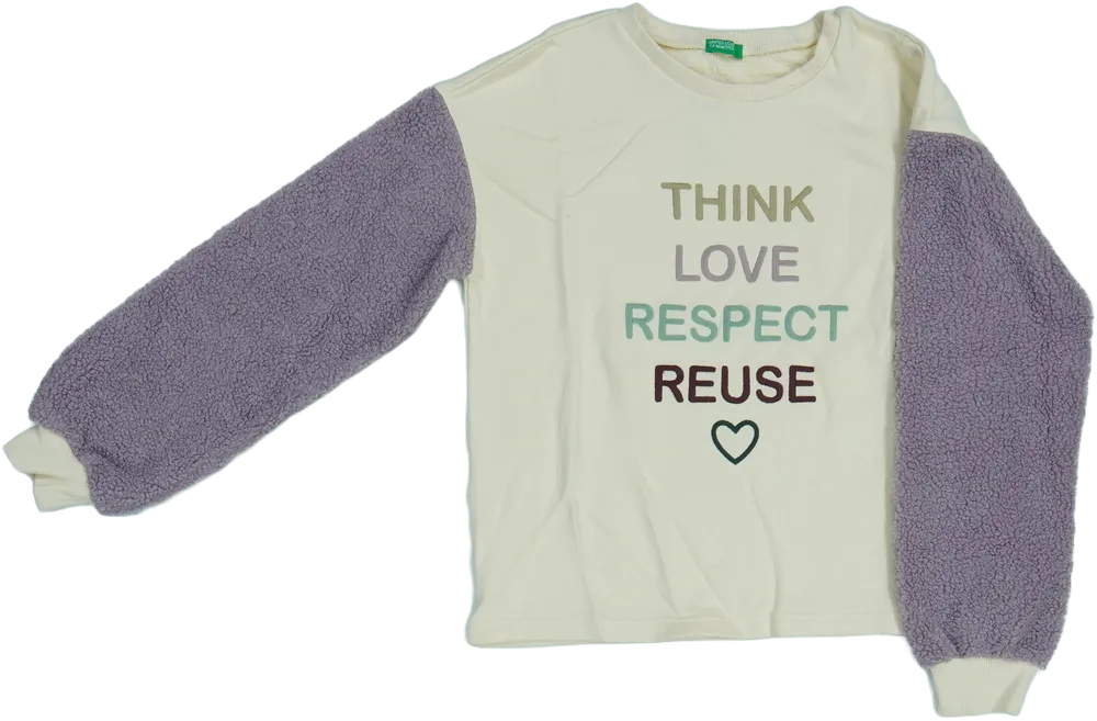 Barna Benetton Pulóver EU 164 / UK 14 év / US 14 év/XL