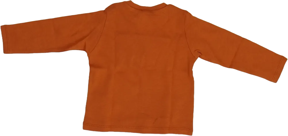 Sárga (narancs) Benetton Hosszú ujjú felső EU 74 / UK 6-9 hónap / US 6-9 hónap