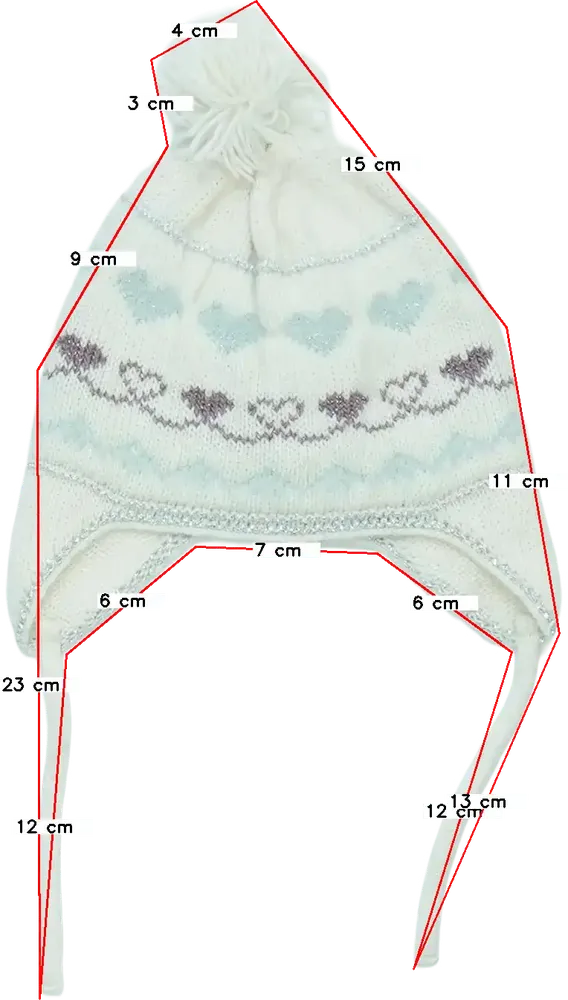 Fehér Benetton Sapka EU 86 / UK 12-18 hónap / US 18 hónap