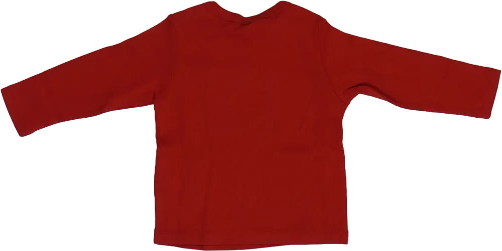 Piros Benetton Hosszú ujjú felső EU 98 / UK 3 év / US 3T