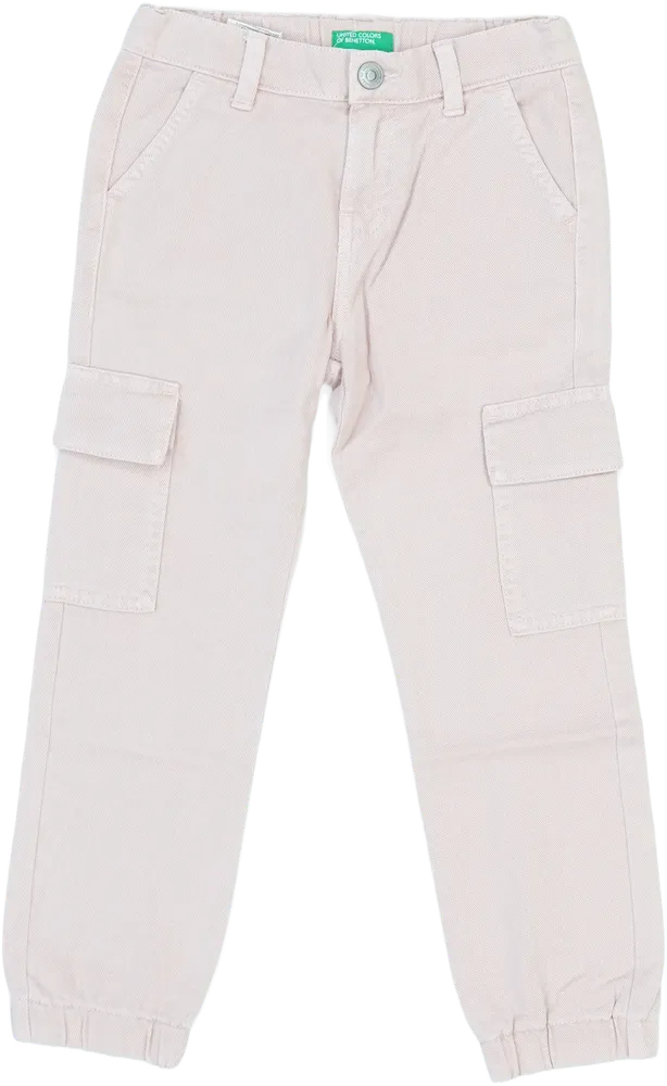 Rózsaszín Benetton Hosszúnadrág EU 122 / UK 7 év / US 7 év/M