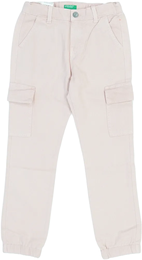 Rózsaszín Benetton Hosszúnadrág EU 128 / UK 8 év / US 8 év/M