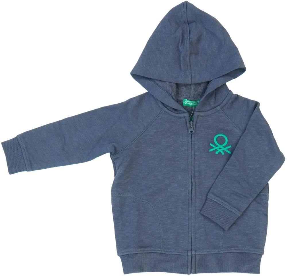 Szürke Benetton Kapucnis pulóver EU 86 / UK 12-18 hónap / US 18 hónap