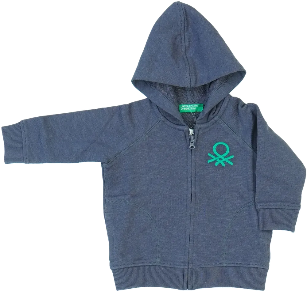 Szürke Benetton Kapucnis pulóver EU 74 / UK 6-9 hónap / US 6-9 hónap