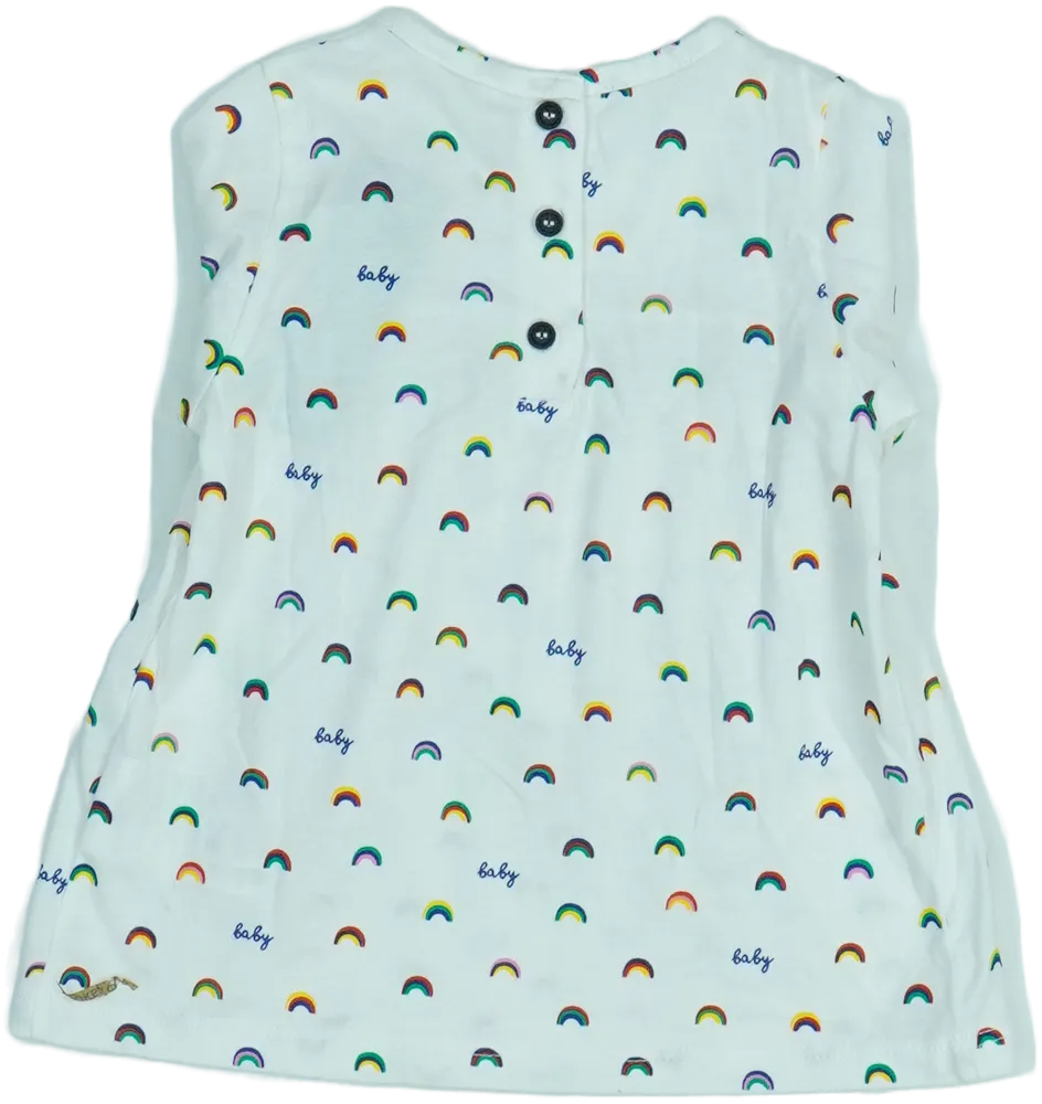 Fehér Benetton Ruha EU 74 / UK 6-9 hónap / US 6-9 hónap