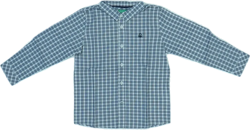 Kék Benetton Ing EU 104 / UK 4 év / US 4T/XS