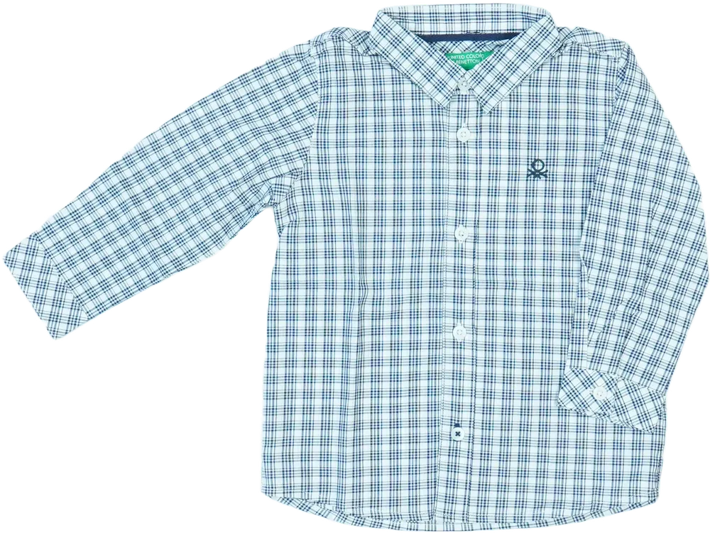 Kék Benetton Ing EU 86 / UK 12-18 hónap / US 18 hónap