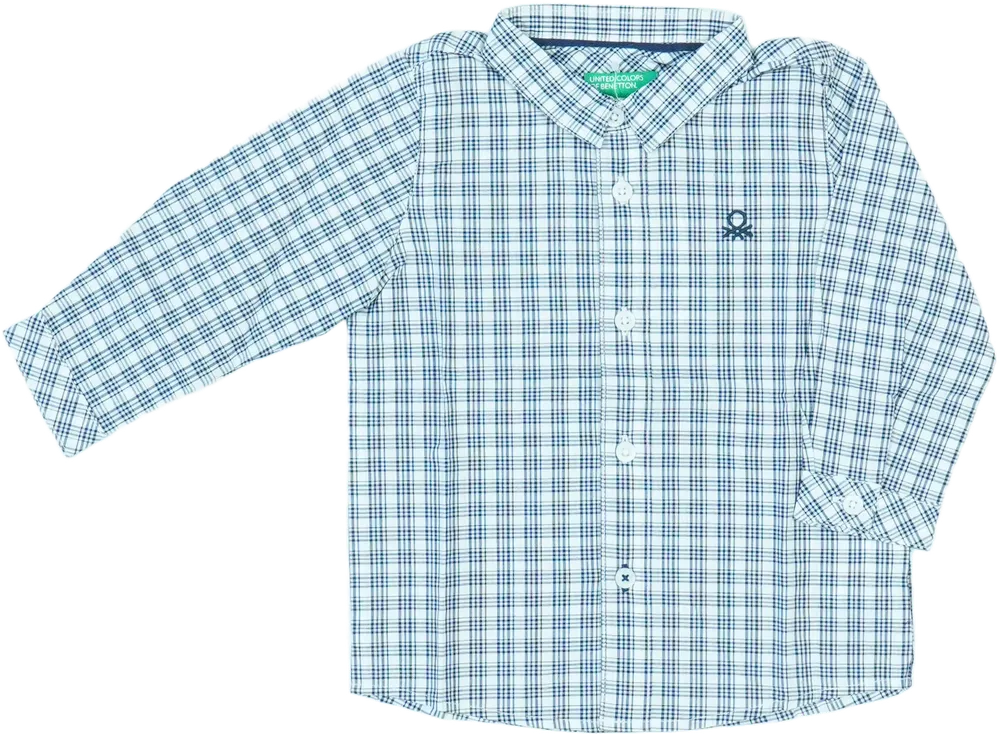 Kék Benetton Ing EU 80 / UK 9-12 hónap / US 12 hónap