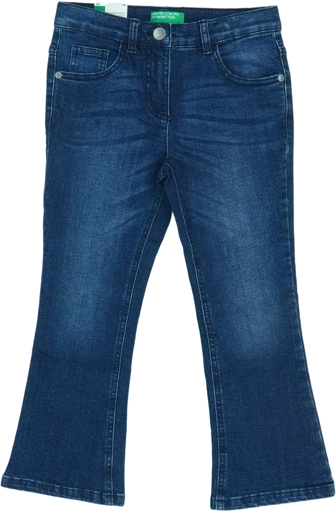Kék Benetton Farmernadrág EU 128 / UK 8 év / US 8 év/M