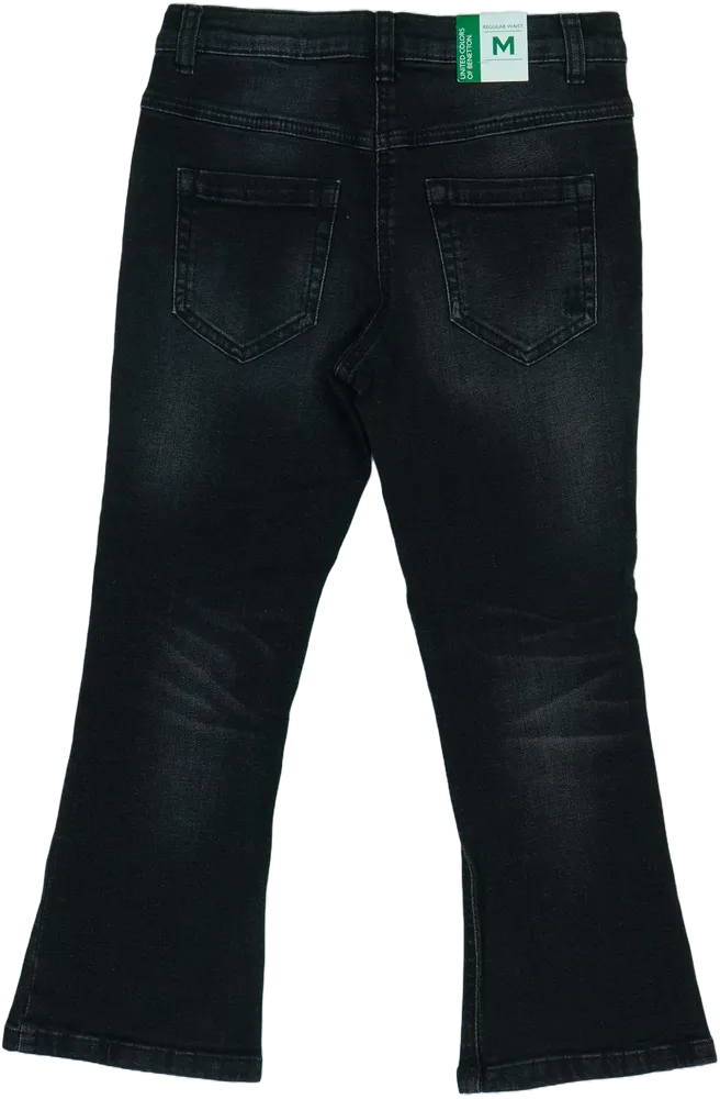 Fekete Benetton Farmernadrág EU 128 / UK 8 év / US 8 év/M