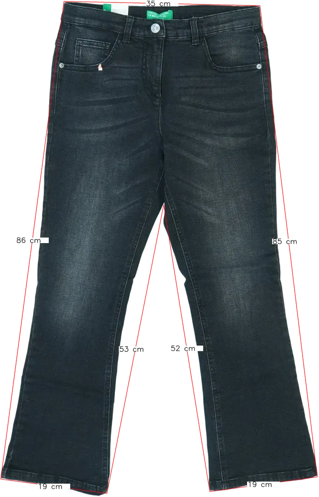 Szürke Benetton Farmernadrág EU 152 / UK 12 év / US 12 év/L