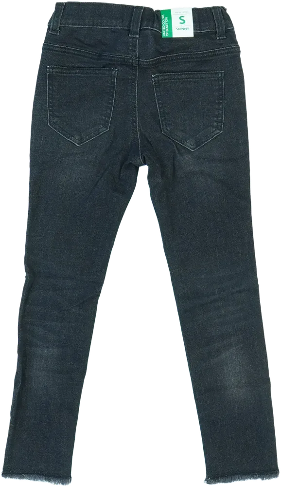 Fekete Benetton Farmernadrág EU 122 / UK 7 év / US 7 év/M