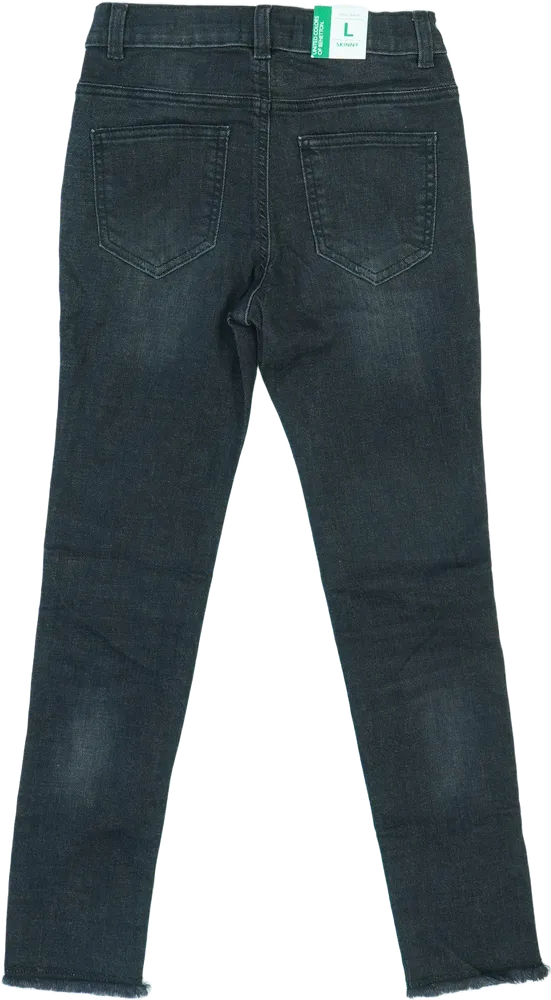 Fekete Benetton Farmernadrág EU 134 / UK 9 év / US 9 év/L