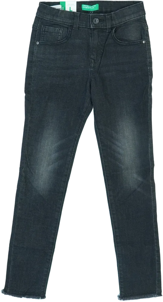 Fekete Benetton Farmernadrág EU 134 / UK 9 év / US 9 év/L