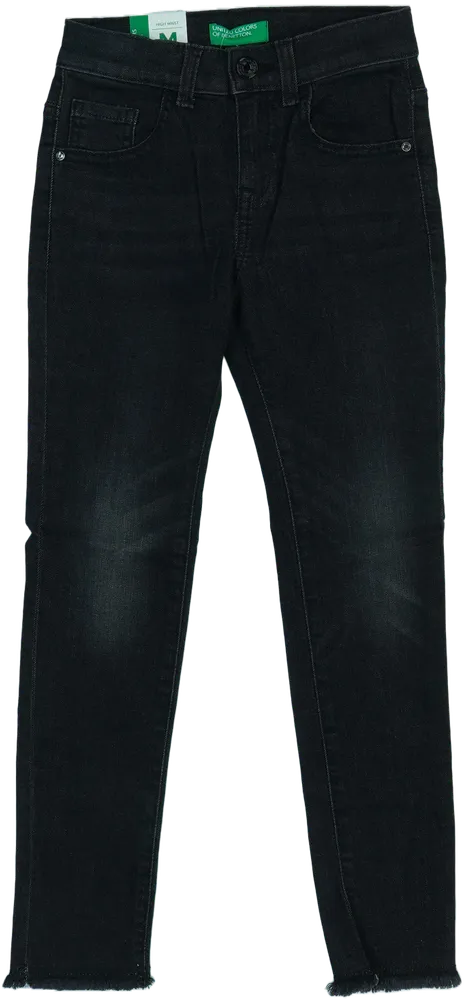 Fekete Benetton Farmernadrág EU 128 / UK 8 év / US 8 év/M