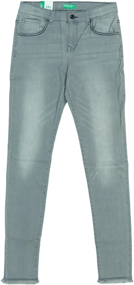 Szürke Benetton Farmernadrág EU 170 / UK 15 év / US XL