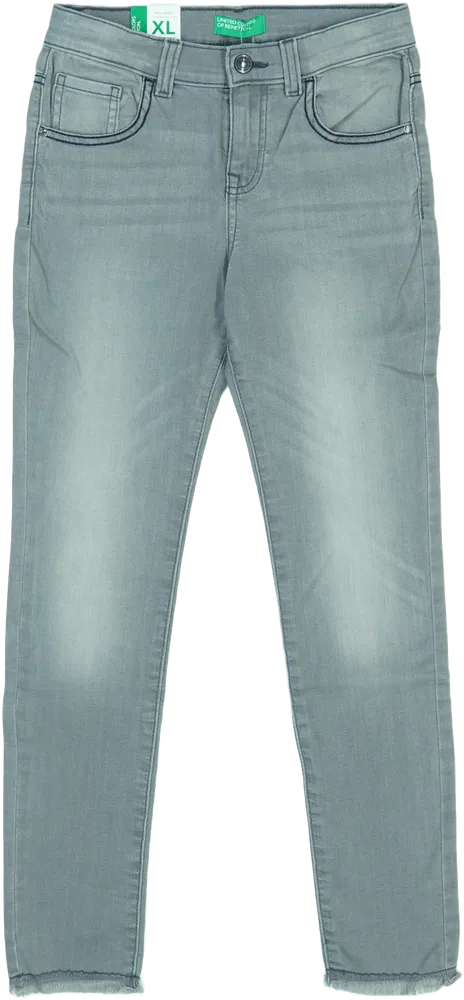 Szürke Benetton Farmernadrág EU 146 / UK 11 év / US 12 év/L