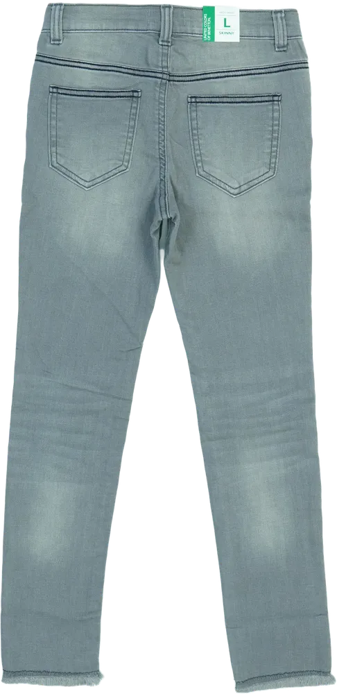 Szürke Benetton Farmernadrág EU 134 / UK 9 év / US 9 év/L