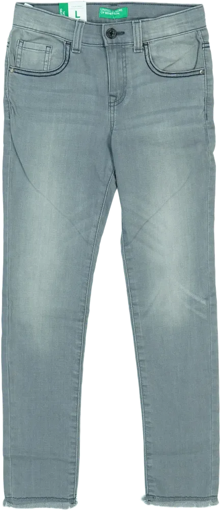 Szürke Benetton Farmernadrág EU 134 / UK 9 év / US 9 év/L